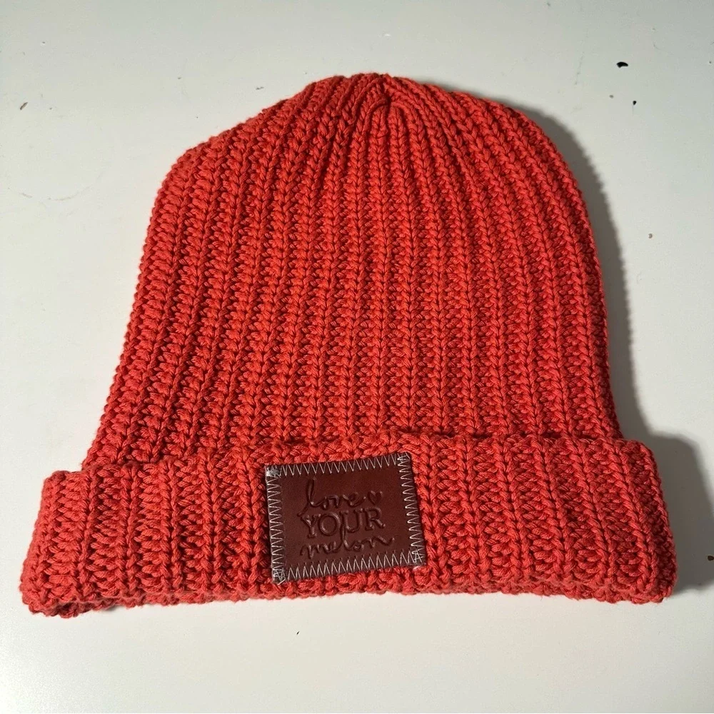 Love Your Melon Knit Beanie Hat Winter‎ Red